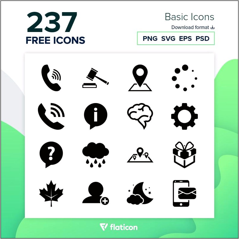 Resume Icons Vector Free Download