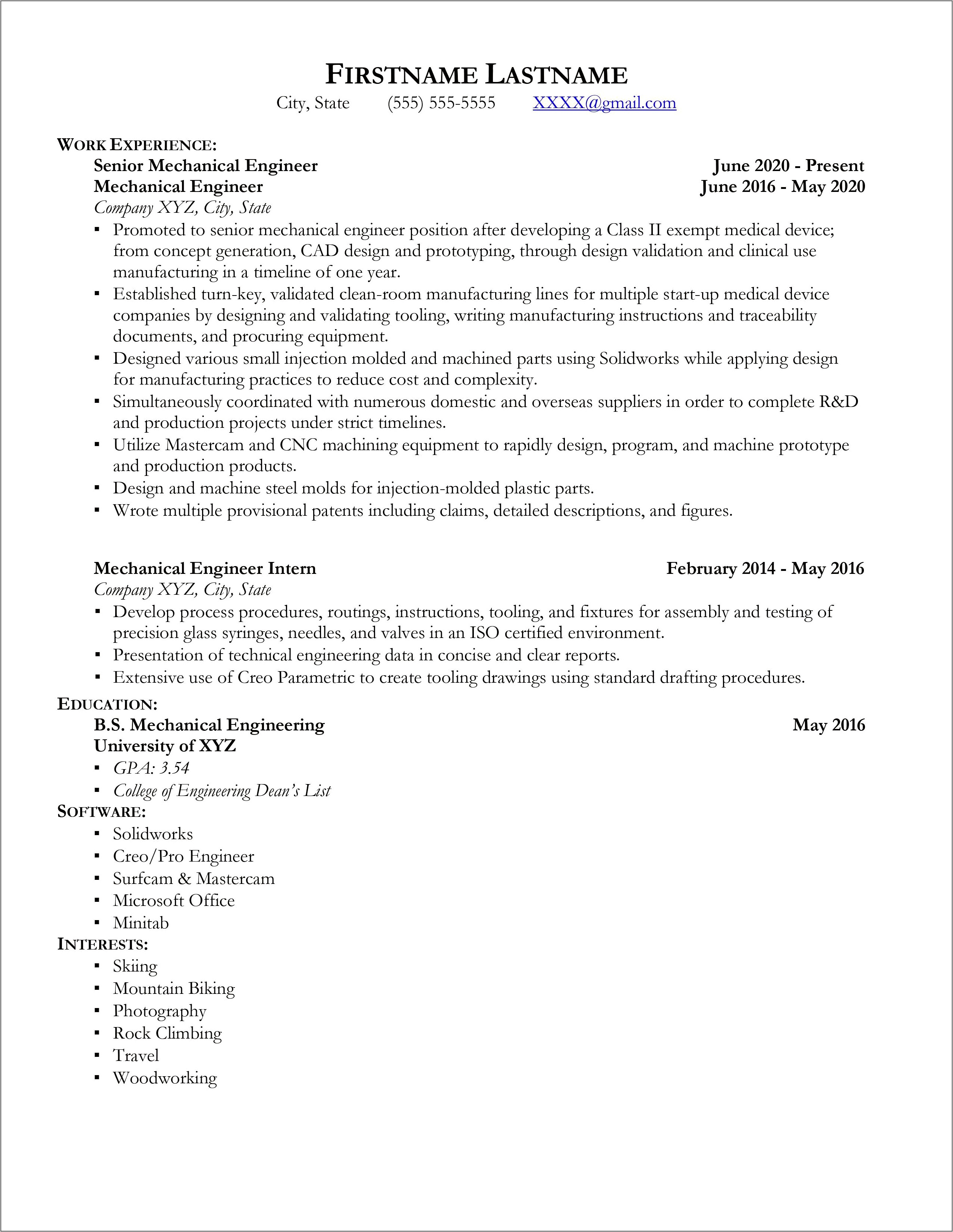Resume Looking For Second Job