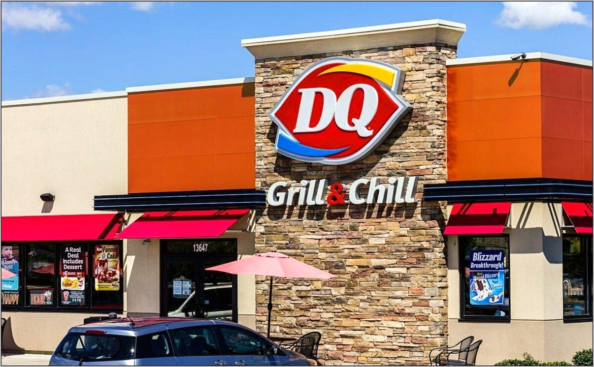 Resume Manager Of Dairy Queen