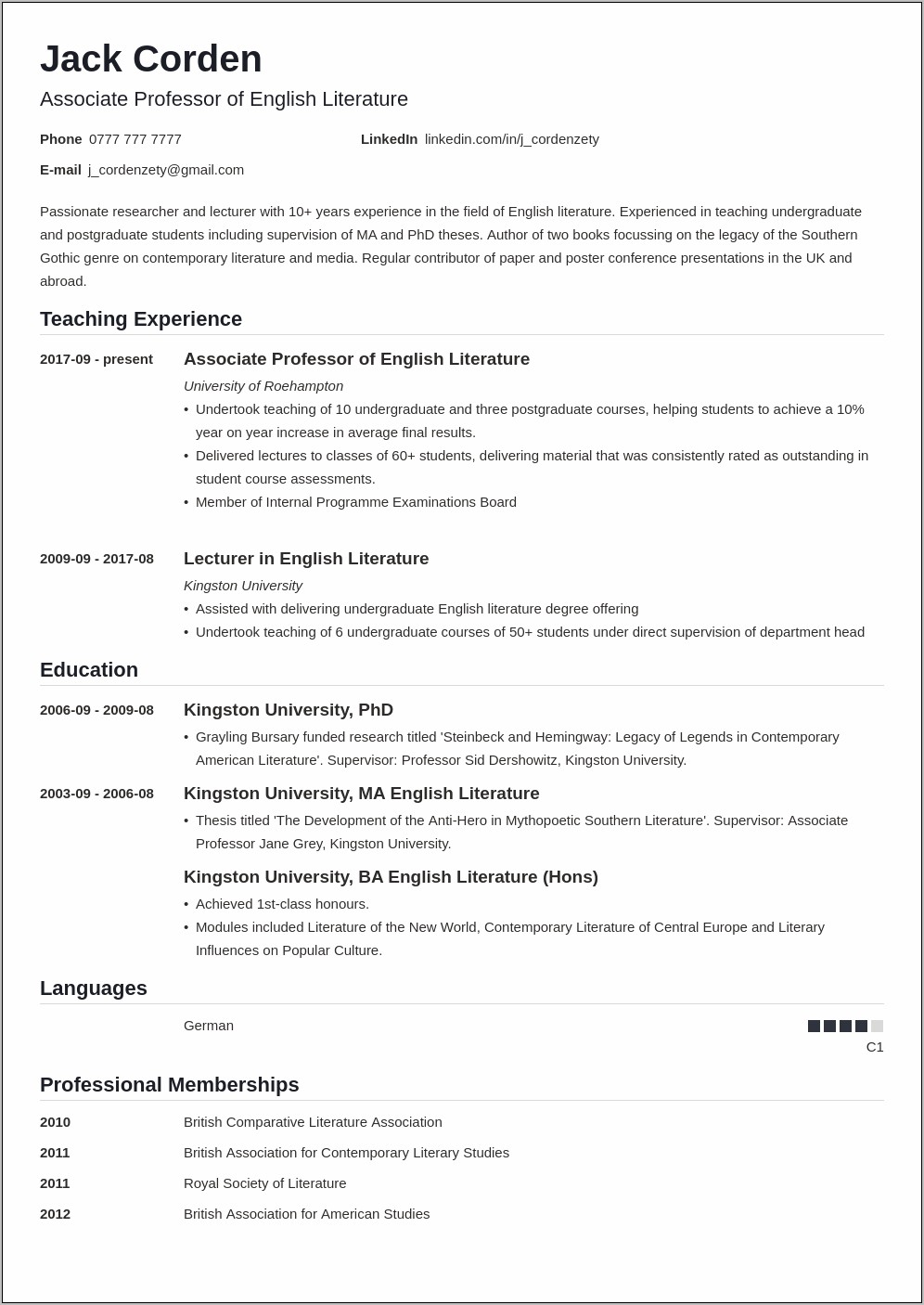 Resume Objective For Environmental Science