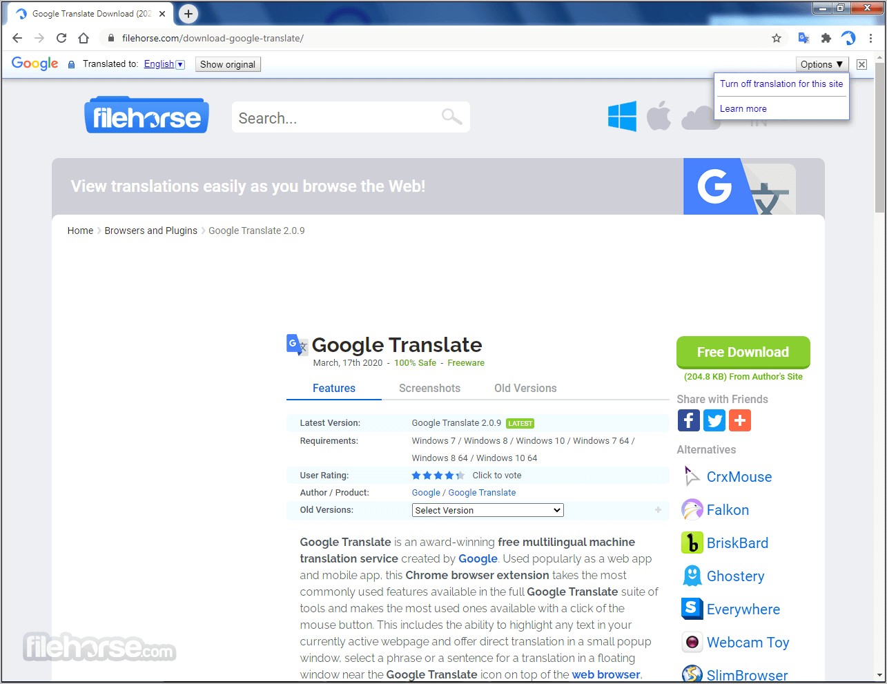 Resumed Google Translate Free Download