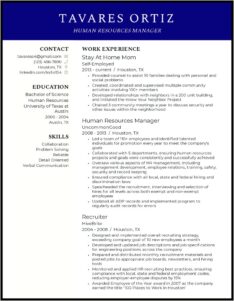 Returning To Work Resume Examples