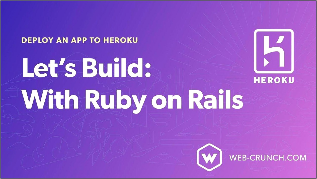 Ruby Sample Resumes With Heroku