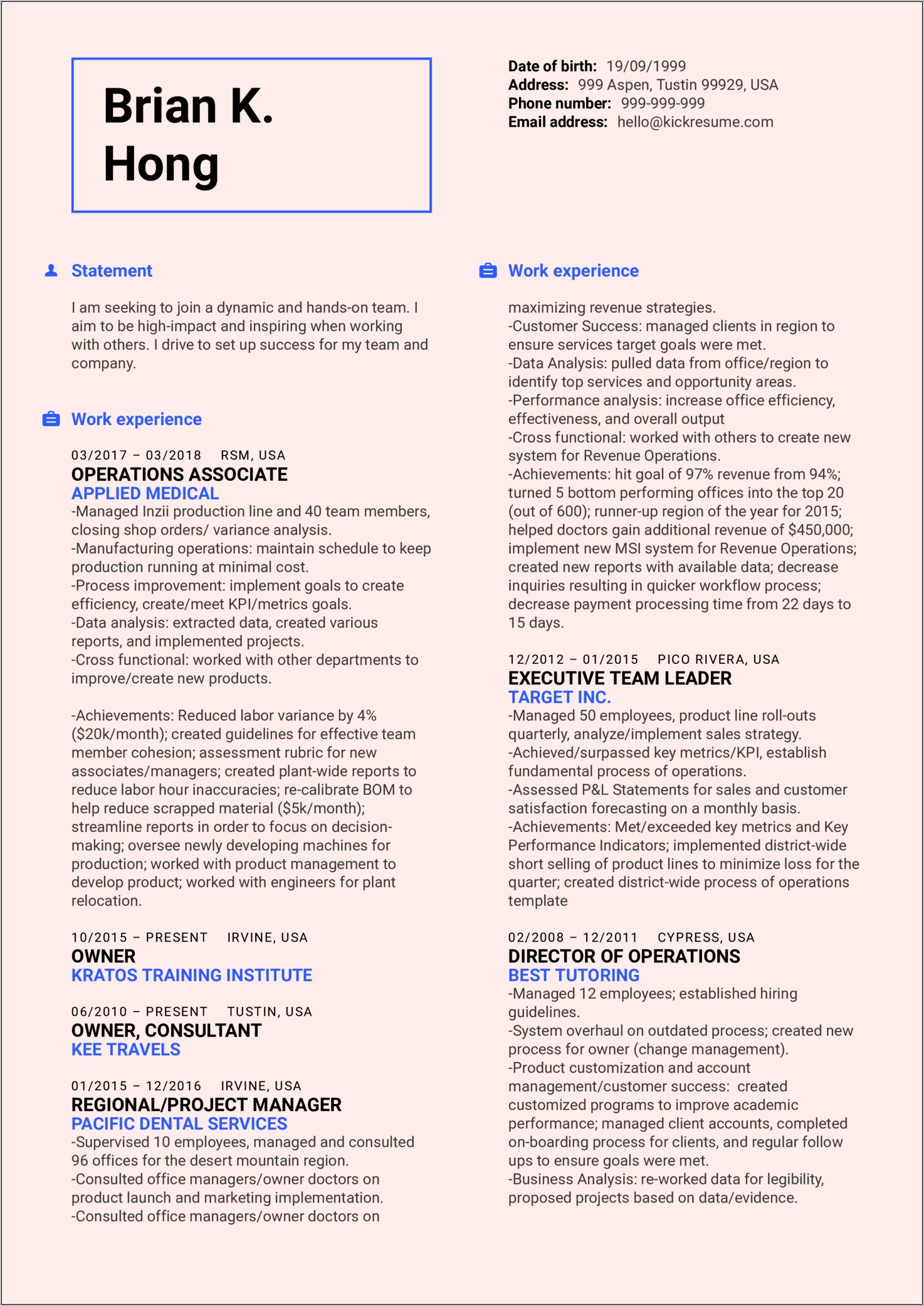 Sample Medical Claims Manager Resume