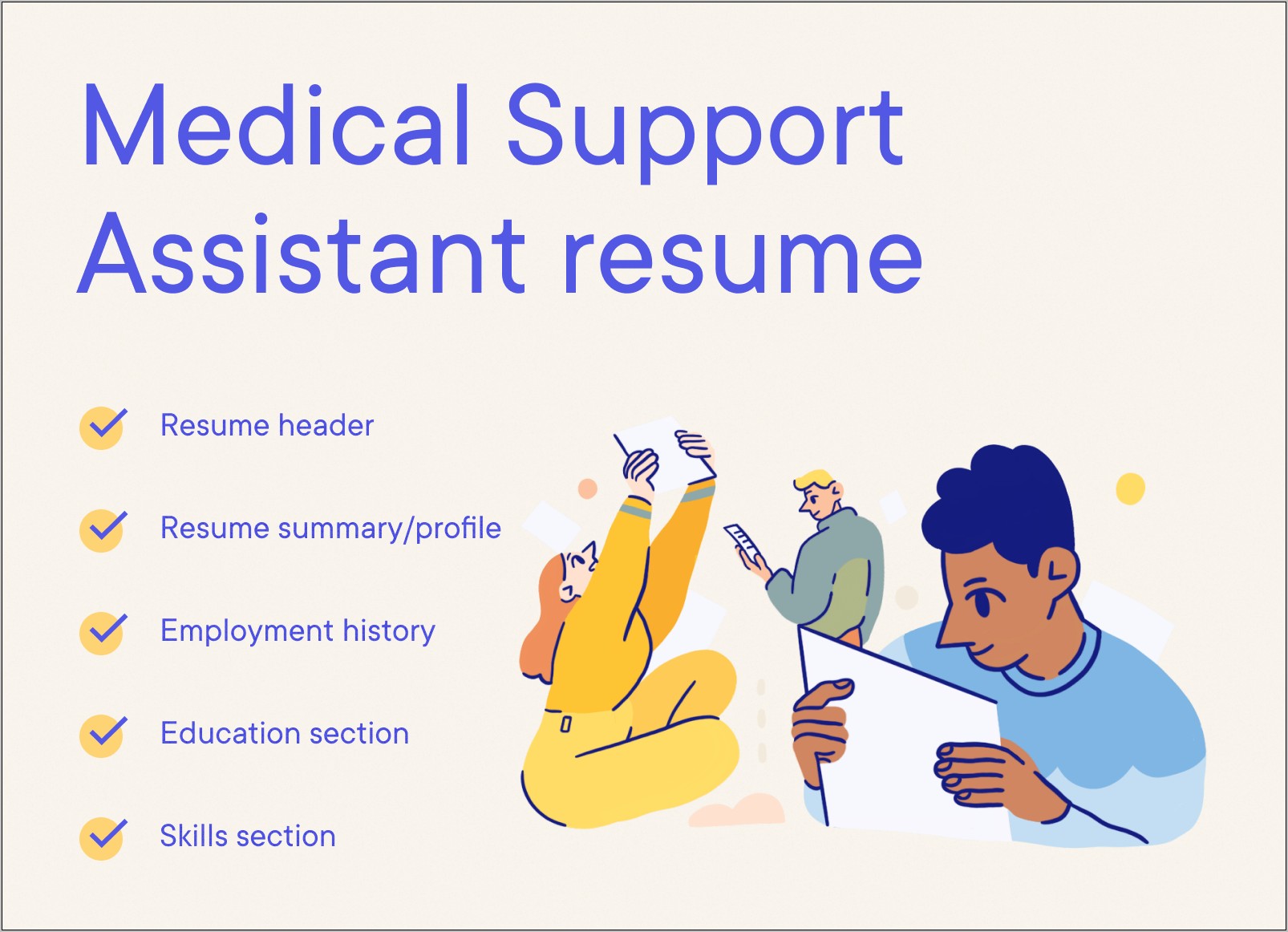 Sample Medical Support Assistant Resume