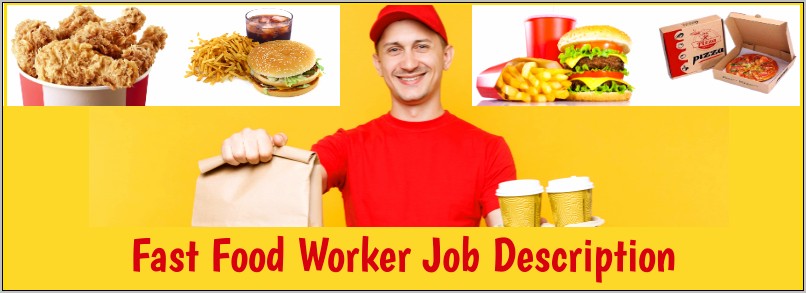 Sample Resume Fast Food Worker