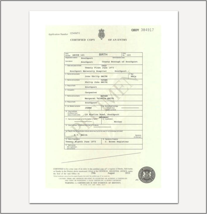 Sample Resume For Birth Registrar
