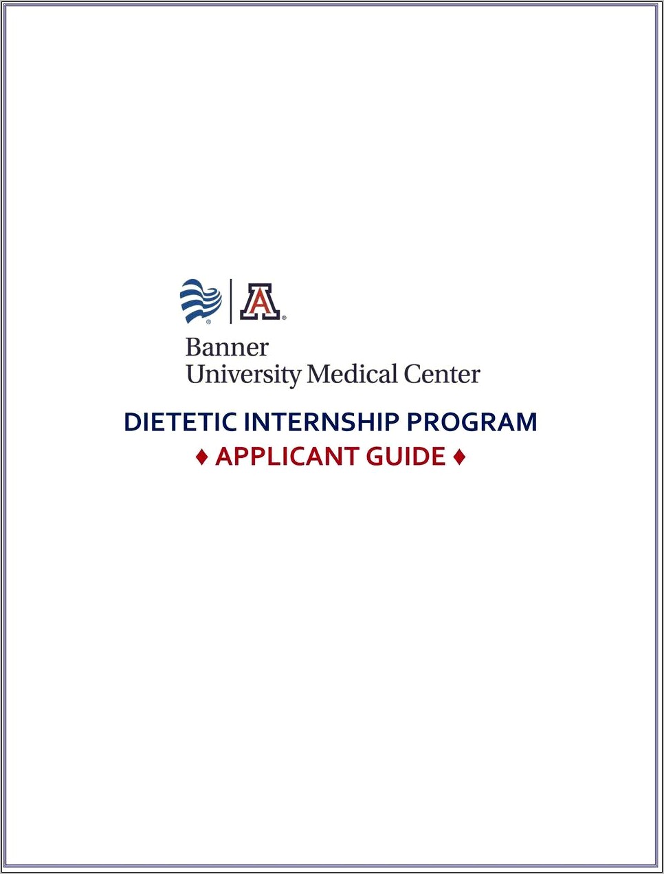 Sample Resume For Dietetic Internship