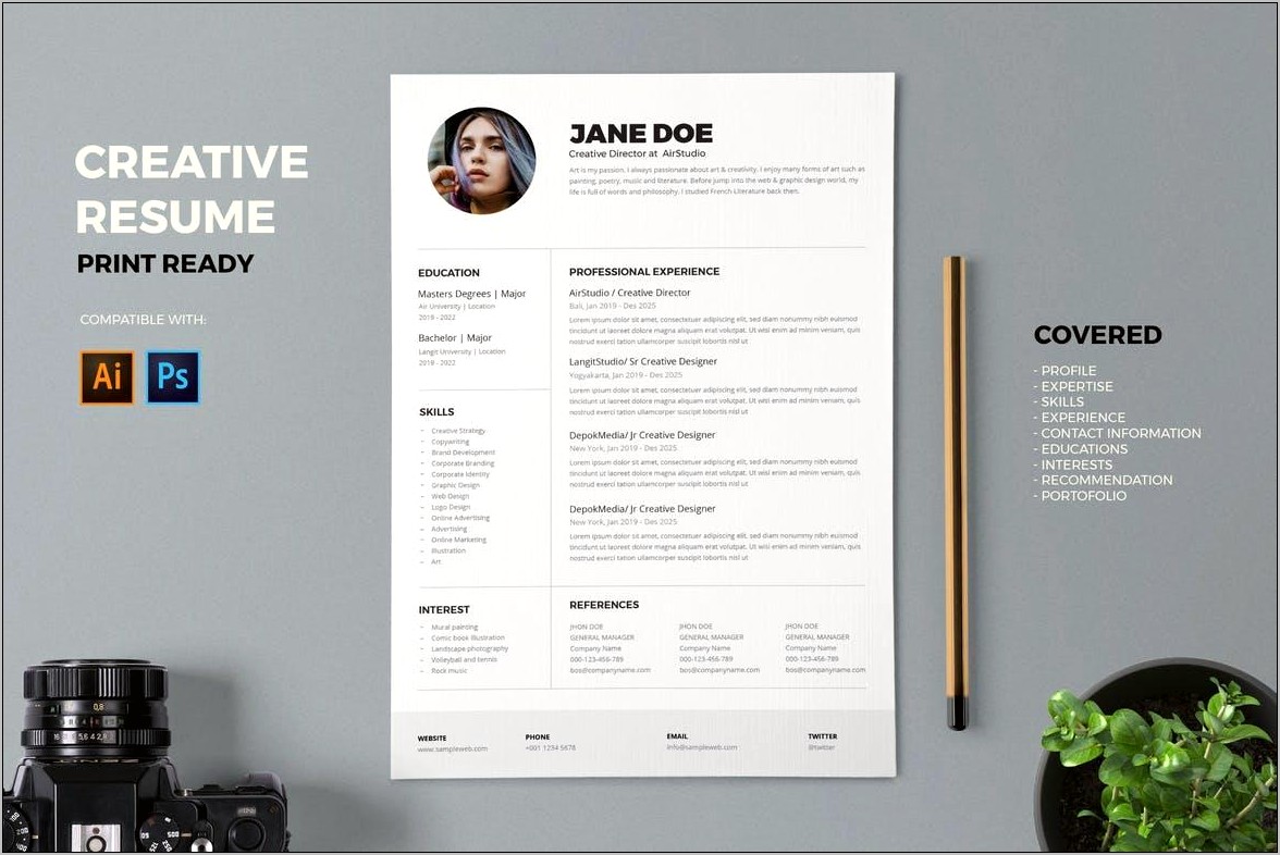 Sample Resume To Print Out