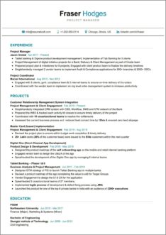 Senior Product Manager Resume Examples