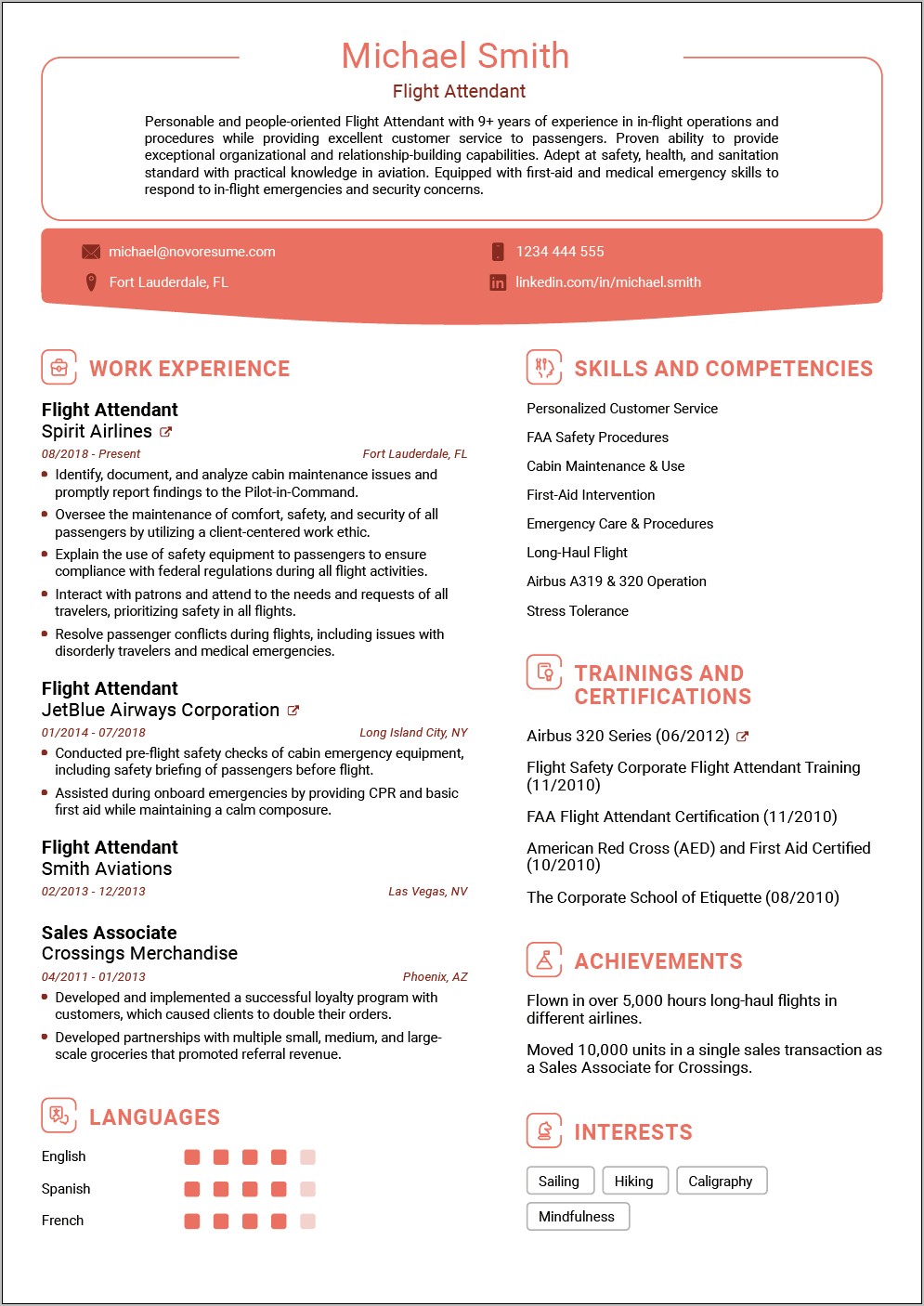 Simple Resume Examples For Professionals