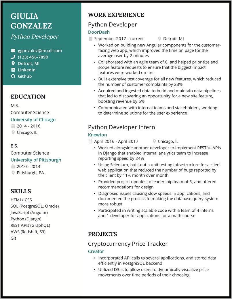 Software Engineer Objective Statement Resume