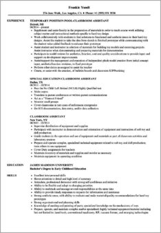 Special Needs Assistant Resume Objective