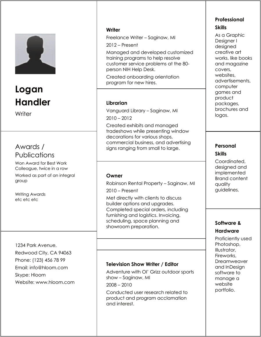 Special Skills For Creative Resume