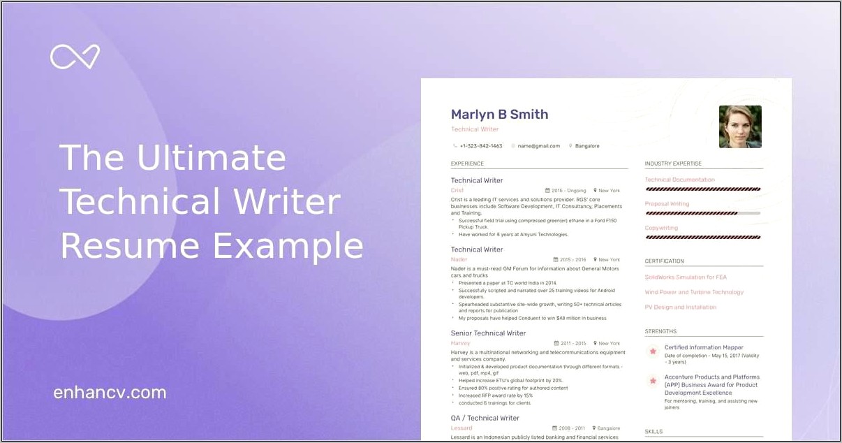Staff Writer Skills Resume Examples