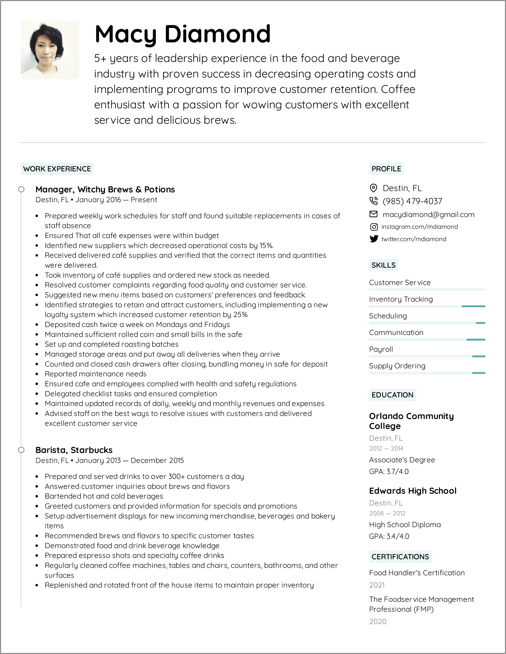 Strong Communication Skills Resume Examples