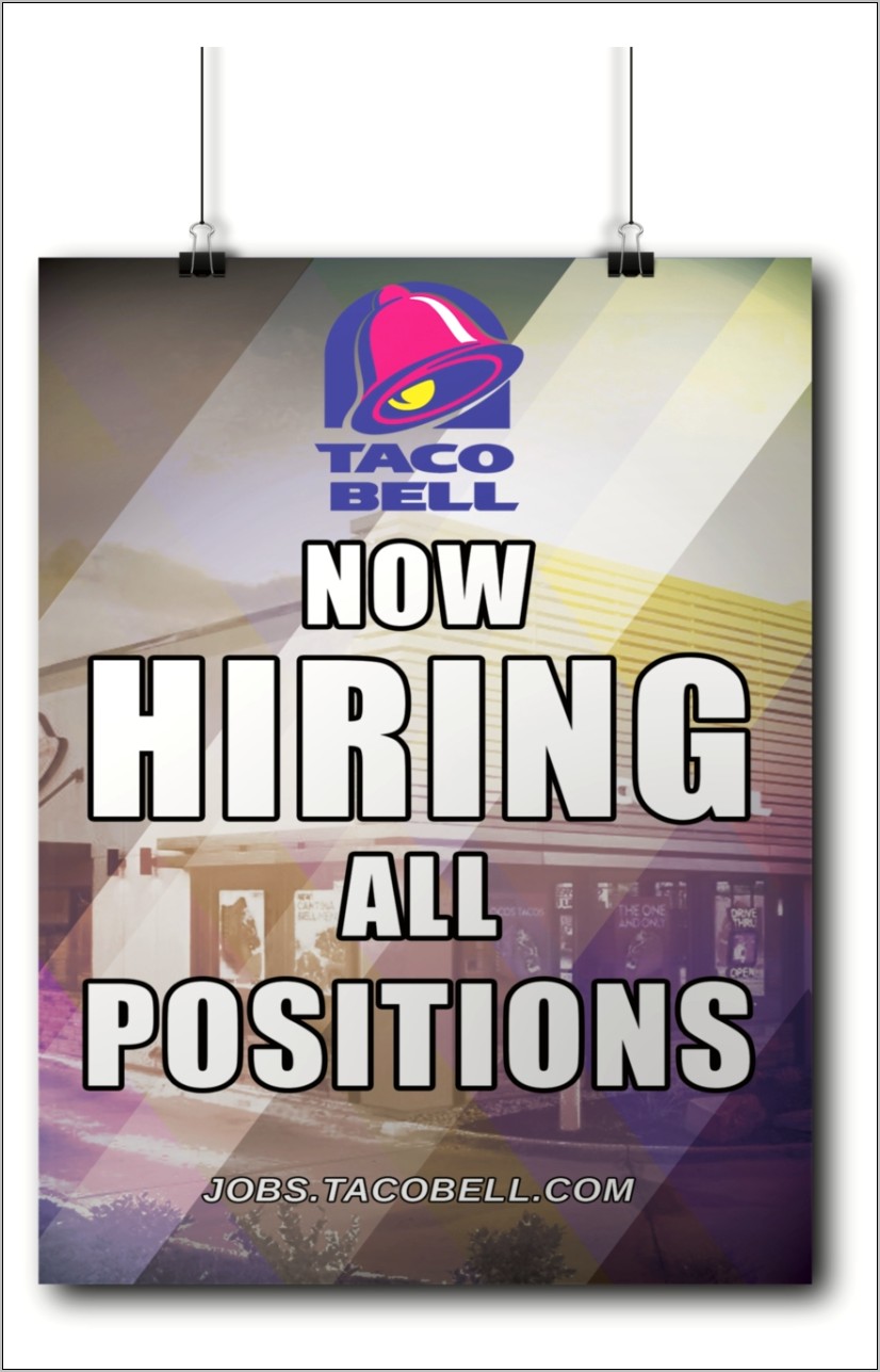 Taco Bell Job On Resume