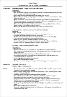 Telecommunications Network Specialist Sample Resumes