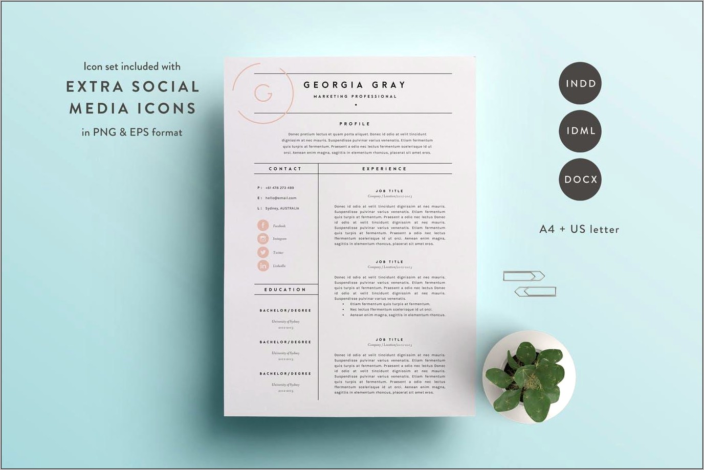 The Best Resume Template 2018