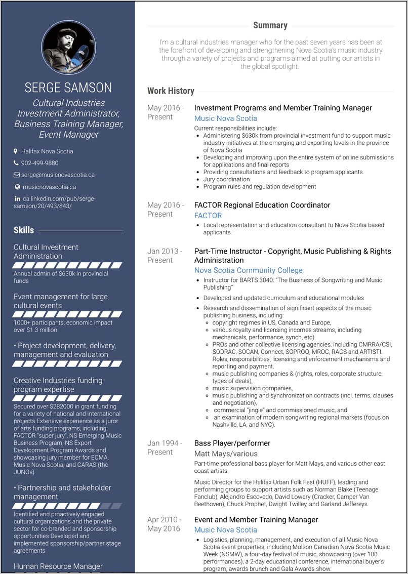 Training And Competency Manager Resume